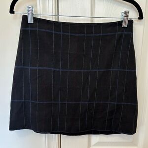 Theory Kerash Winthrop Mini Skirt with Multicolored Thread Detailing